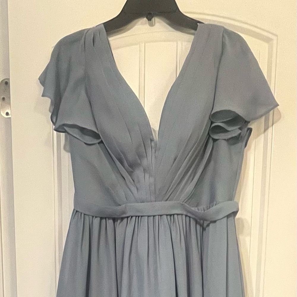 Elegant Blue Women's Dress